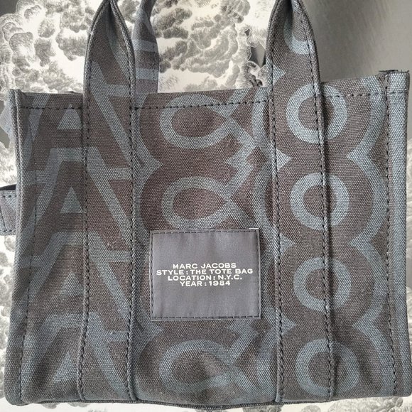 THE OUTLINE MONOGRAM SMALL TOTE BAG - Picture 1 of 2